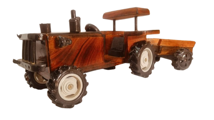 “Wooden Tractor Trolley Toy for Kids (Eco‑Friendly)”