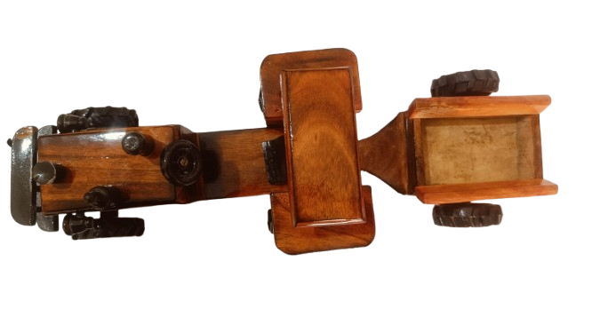 “Wooden Tractor Trolley Toy for Kids (Eco‑Friendly)”