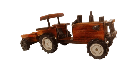 “Wooden Tractor Trolley Toy for Kids (Eco‑Friendly)”