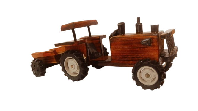 “Wooden Tractor Trolley Toy for Kids (Eco‑Friendly)”