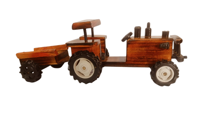 “Wooden Tractor Trolley Toy for Kids (Eco‑Friendly)”